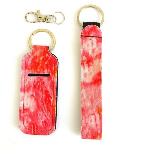 5 for $25 Stocking Stuffers Wrist Strap Lip Balm Holder Keychain Lipstick Holder - Picture 1 of 2